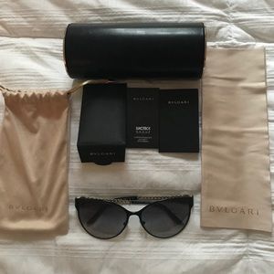 BVLGARI Sunglasses Cat Eye Black